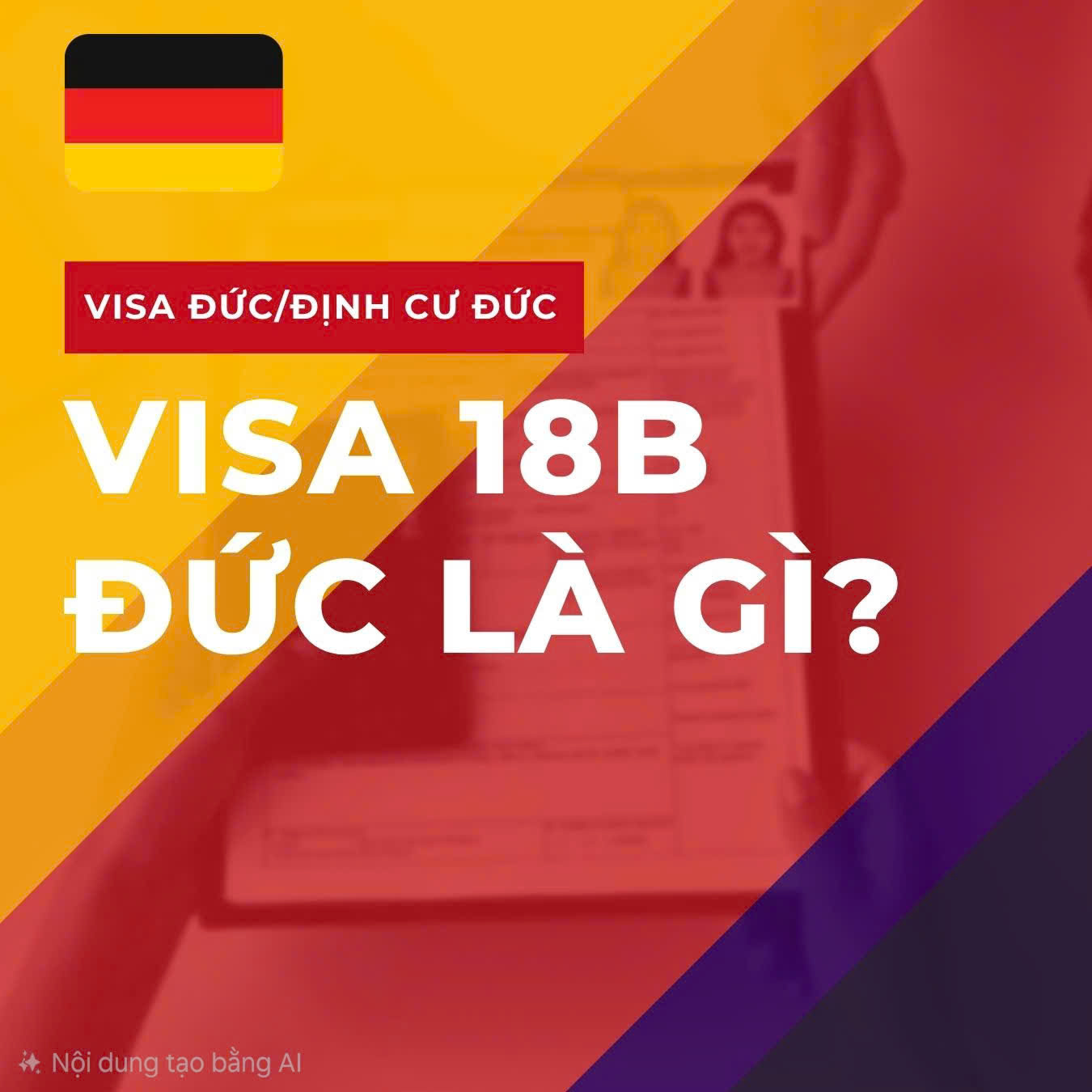 Visa 18B Đức là gì? Điều kiện và chi phí xin Visa 18B mới nhất 2026
